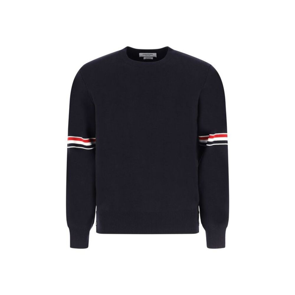 Thom Browne Blue Cotton Men's Sweatshirt